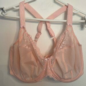 Elomi Charley Side Support Plunge Bra Ballet Pink NWOT